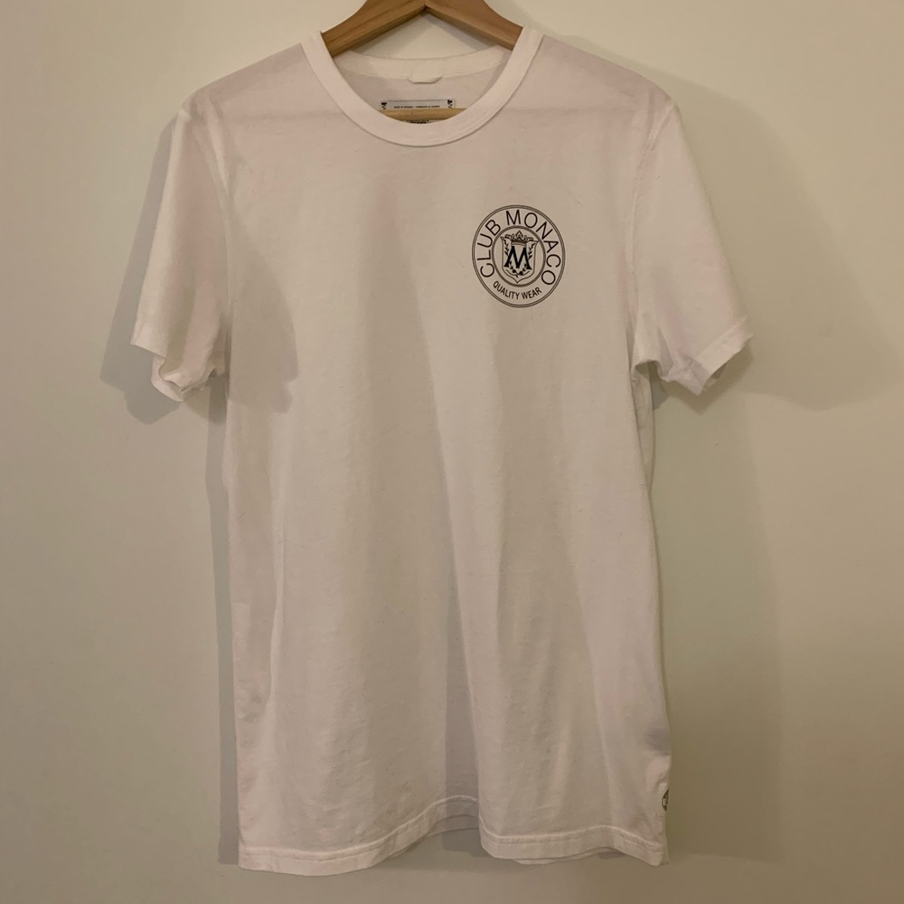 (SOLD) - Club Monaco Heritage Crest Tee
